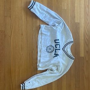 UCLA Champion cropped v-neck cropped sweater
